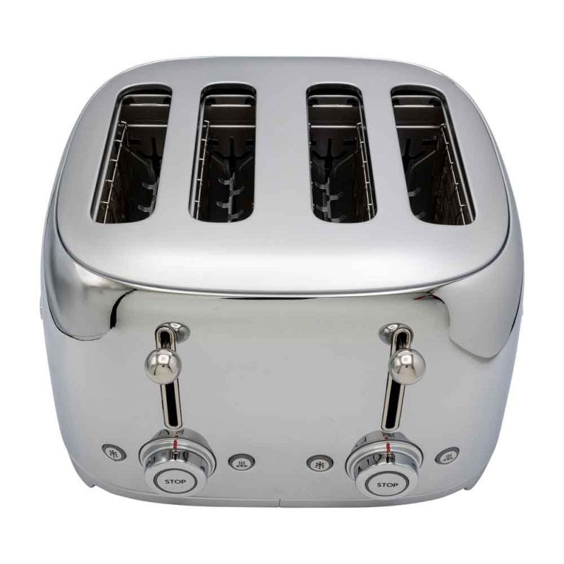 Smeg TSF03SSEU toaster 6 4 cavities 2000 W Chrome