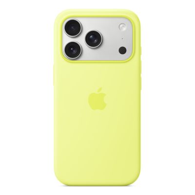 Apple iPhone 17 Pro Silicone Case with MagSafe (Neon Yellow)
