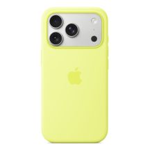 Apple iPhone 17 Pro Silicone Case with MagSafe (Neon Yellow)