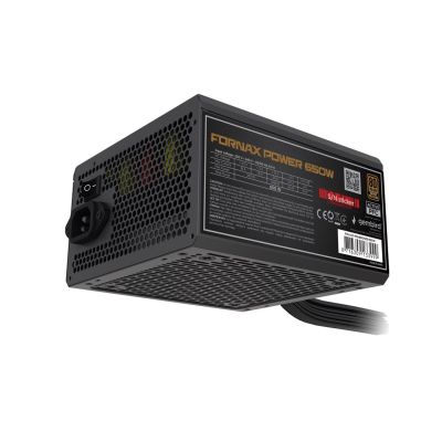 5. GEMBIRD COMPUTER POWER SUPPLY FORNAX POWER 650W 80+BRONZE ATX, 650W, ACTIVE PFC, 12CM FAN