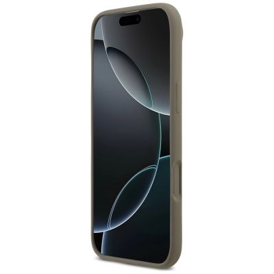 5. Guess Silicone Big 4G Script Case for iPhone Air - Brown