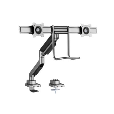 2. Accessories: Desk mount 17"-32"/2TFT 360° Gas spring 9 kg silver