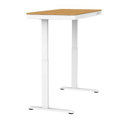 20. Tuckano Electric Height Adjustable Desk ET119W-C White/Oak. Desk top dimensions 120 x 60cm.