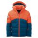 Trollkids Kids Gryllefjord Waterproof Winter Jacket Orange/Blue (365-428)