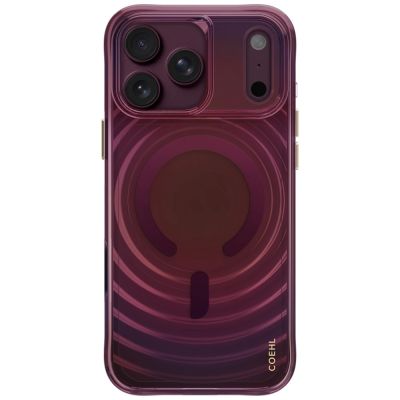2. Uniq Coehl Vela Magnetic Charging Case for iPhone 18 Pro Max / 17 Pro Max - Burgundy