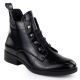Women's patent leather black ankle boots S.Barski HY52-527