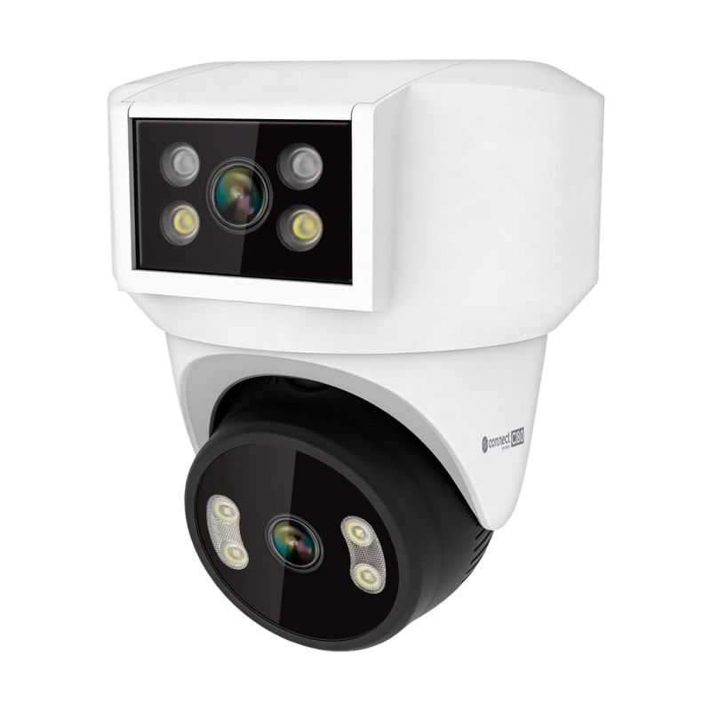 Kruger&Matz Connect C180 WiFi Camera 2x PTZ Lens 360° 2K Tuya Smart Life Color Night Audio AI