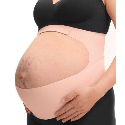 2. Momcozy Pregnancy Belly Band (M) | Maternity Belt | Nude, Comfortable and Supportive