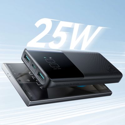 8. Joyroom JR-PBF20 25W 10000mAh Power Bank - Black