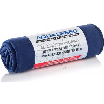 2. Towel Aqua-speed Dry Flat 200g 70x140 navy 10/155