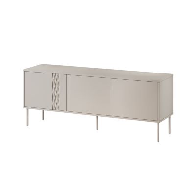 3D TRESSE TV cabinet 150x40x55 cashmere matt