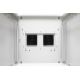 53. Digitus 19" 12U 600x600 wall-mounted network cabinet, solid door, gray, undivided, assembled, IP55, 100kg