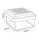 8. GREENBLUE SOLAR LAMP FOR A POST 100*100 - ENVELOPE CANOPY GB128