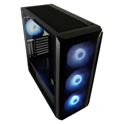 5. LC-Power Gaming 804B - Midi Tower - PC case - ATX - micro ATX - Mini-ITX - Metal - Plastic - Tempered glass - 16 cm