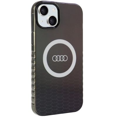 6. Audi IML Big Logo MagSafe case for iPhone 15 Plus / 14 Plus - black