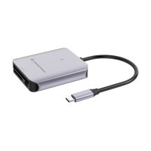 Conceptronic BIAN09G USB 3.2 Gen 2 Type-C Card Reader Gray