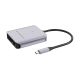 Conceptronic BIAN09G USB 3.2 Gen 2 Type-C Card Reader Gray