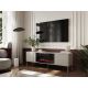3. EF TV cabinet + black TRESSE fireplace 180x40x54.5 cashmere matt