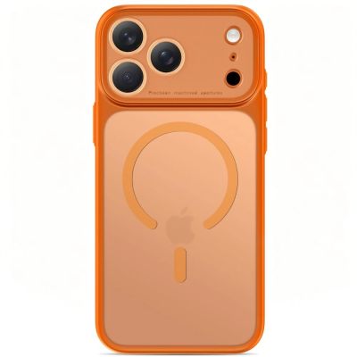 4. Tech-Protect MagPrime MagSafe CC Case for iPhone 18 Pro Max / 17 Pro Max - Matte Orange