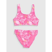 Girls' two-piece swimsuit 4F 4FJRSS25UBKSF051-90A