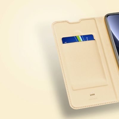 16. Dux Ducis Skin Pro Holster Cover Flip Cover for Xiaomi 12 Pro gold