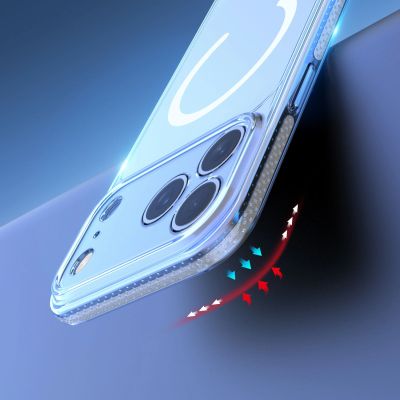 10. Dux Ducis Clin Mag Case for iPhone 18 Pro / 17 Pro Compatible with MagSafe - Transparent