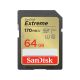 3. Extreme UHS-I 64GB SanDisk SDXC SD card