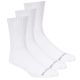 3. Skechers 3pk Unisex Non Terry Crew S601102-100 White 43-46