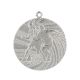 10. Silver medal - football - steel medal