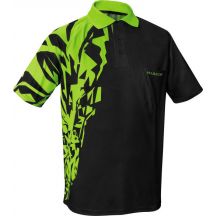 Harrows Rapide Black and Green Polo Shirt
