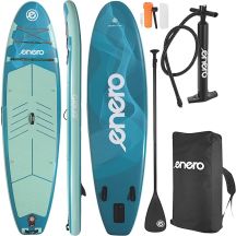 SET - 150KG INFLATABLE SUP BOARD ENERO 320x81x15CM