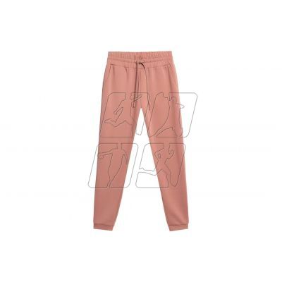 Trousers 4F W 4FSS23TTROF333 salmon