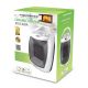 8. Esperanza EHH006 electric fan heater (1500W; 3 heating levels; black, silver)