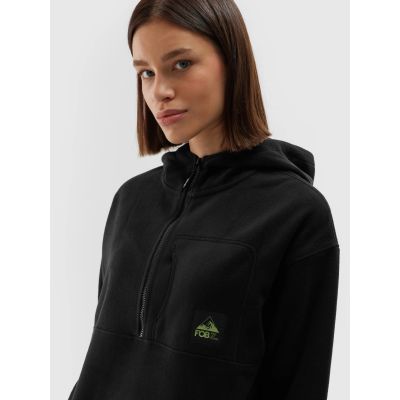 4. Women's regular hooded fleece 4F 4FWAW24TFLEF248-20S