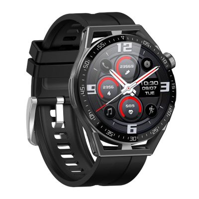 5. Rubicon RNCE88-2 Black Smartwatch - Black Silicone Strap + Black Bracelet