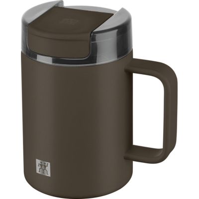 ZWILLING THERMO PLUS Thermal Mug with Handle – 380 ml, Brown