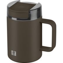 ZWILLING THERMO PLUS Thermal Mug with Handle – 380 ml, Brown