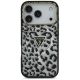 3. Guess Leopard Glitter MagSafe Case for iPhone 17 Pro - Black