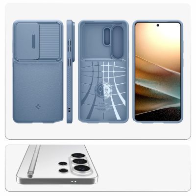 16. Spigen Optik Armor Case for Samsung Galaxy S26 Ultra - Blue