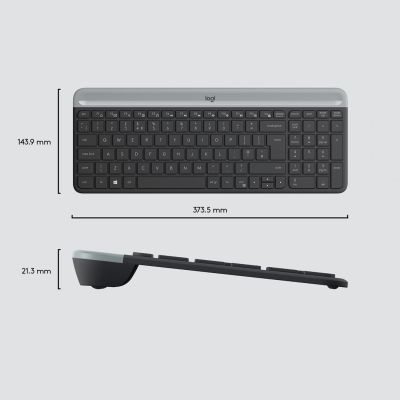 5. Wireless Keyboard and Mouse Combo MK470 GRAPHITE