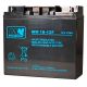 MPL MW POWER MW 18-12 Lead-acid AGM Maintenance-free Battery 12V 18Ah Black