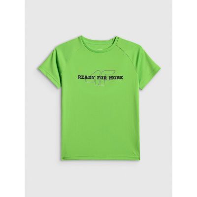 8. Boy's quick-drying sports T-shirt 4F 4FJRSS26TFTSM2391-45S