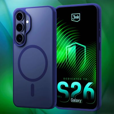 19. 3mk Smoke MagCase for Samsung Galaxy S26 - navy blue