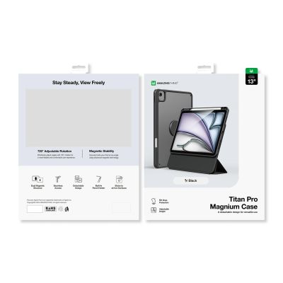 5. AmazingThing Titan Pro Mag Case for iPad Air 13" M3/M4 (2025/2026) - black