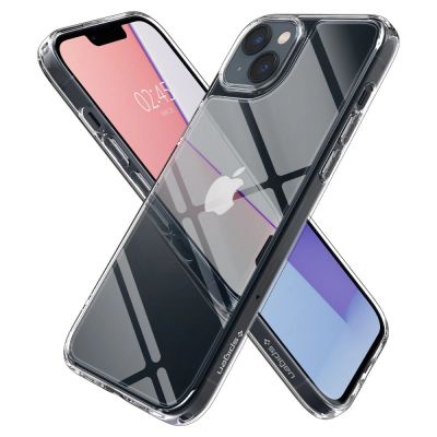 7. Spigen Quartz Hybrid iPhone 14 Plus Case - Clear