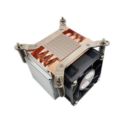 4. Inter-Tech Q-5 Processor Radiator 6 cm Black, Silver 1 pc.