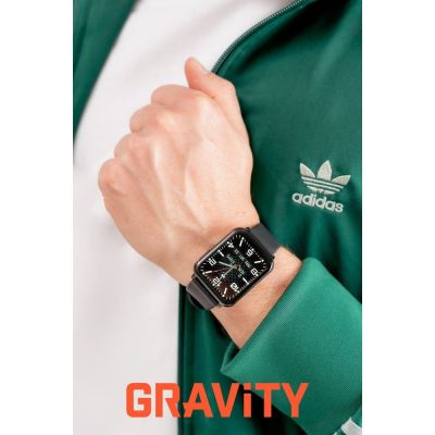 7. Smartwatch Gravity Navy Blue Black 2 Straps GT17-9