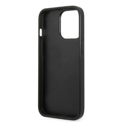 7. Karl Lagerfeld Monogram Plaque Case for iPhone 13 Pro Max - Black