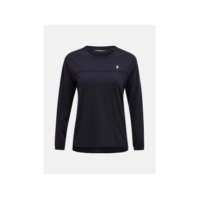 PEAK PERFORMANCE W Trail Wool Blend LS T-Shirt black