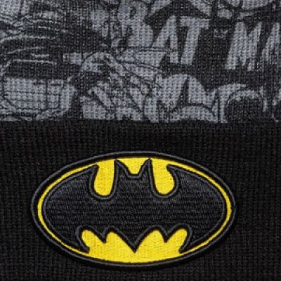 3. New Era Batman Youth DC Black Cuff Knit Beanie - 60691137